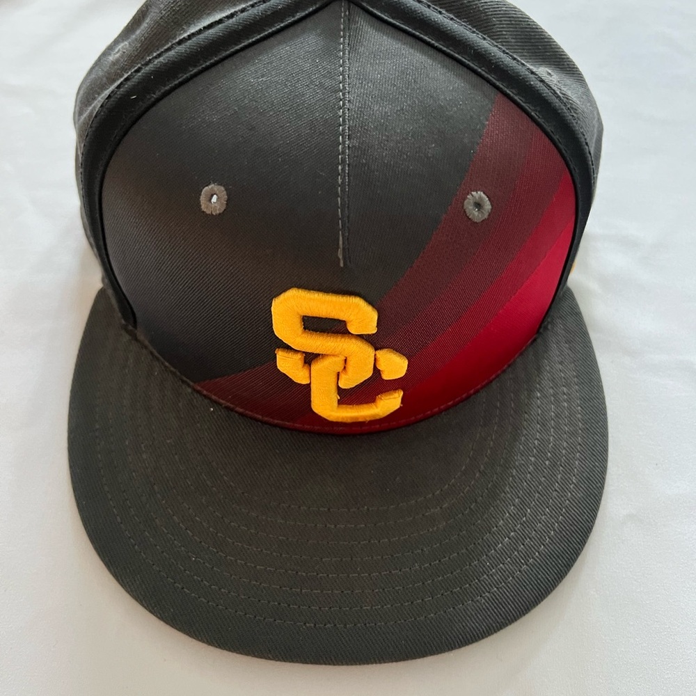 USC SnapBack cap with gold SC logo